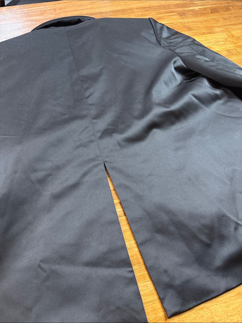 ZARA Woman black tuxedo blazer satin shawl collar lapels womens size XL (v1)TRF - Picture 5 of 5